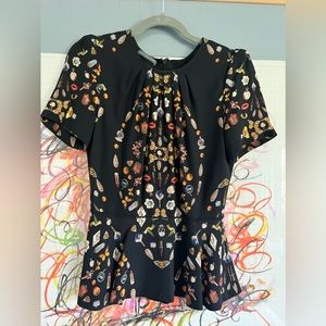 Alexander McQueen Peplum Top